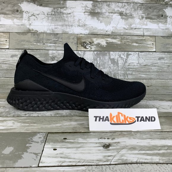 nike epic react flyknit 2 triple black